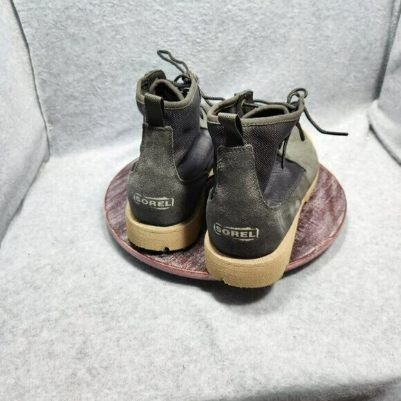 Sorel Caribou Chukka Boots Waterproof Gray Suede Men's Size 14 - Picture 6 of 12